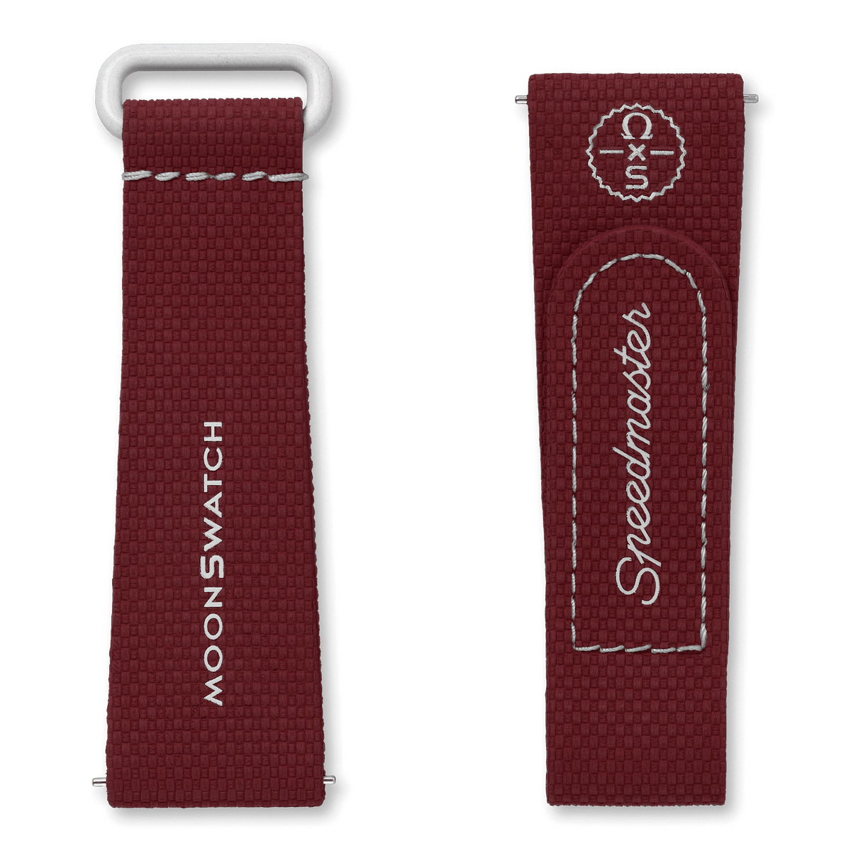 π MOONSWATCH BORDEAUX/LIGHT GREY RUBBER (100% off)