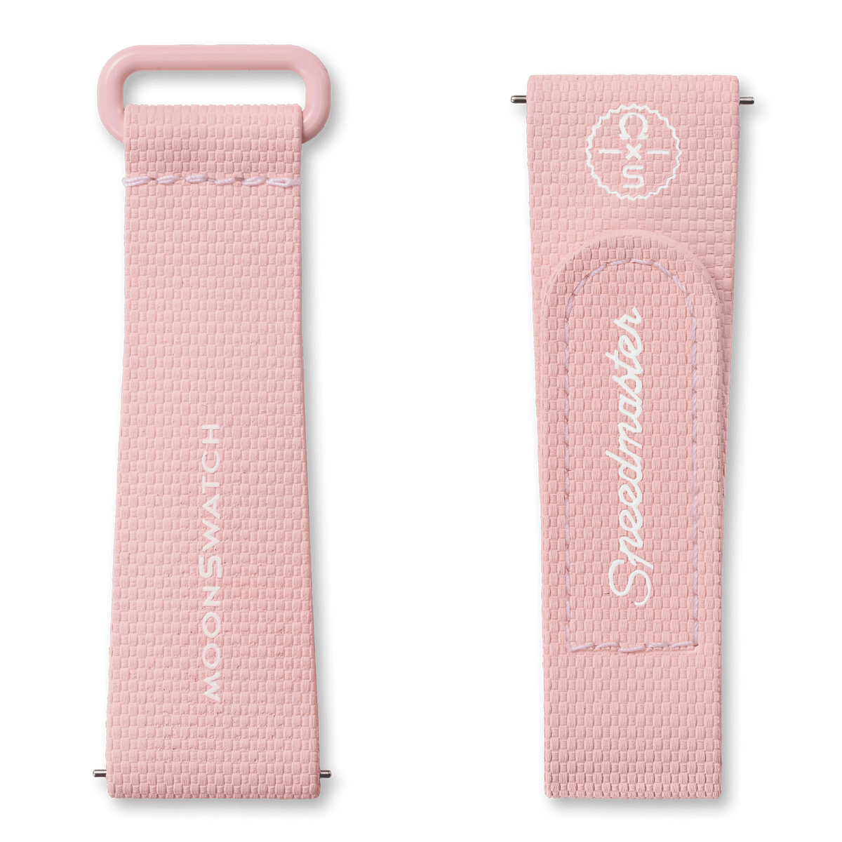 π MOONSWATCH LIGHT PINK/WHITE RUBBER (100% off)
