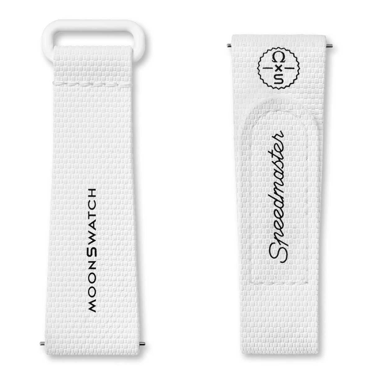 π MOONSWATCH WHITE/WHITE RUBBER (100% off)