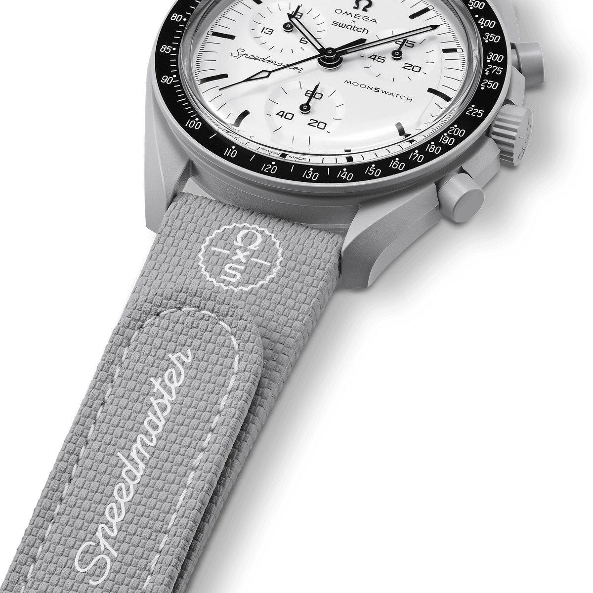 MOONSWATCH GREY/GREY RUBBER