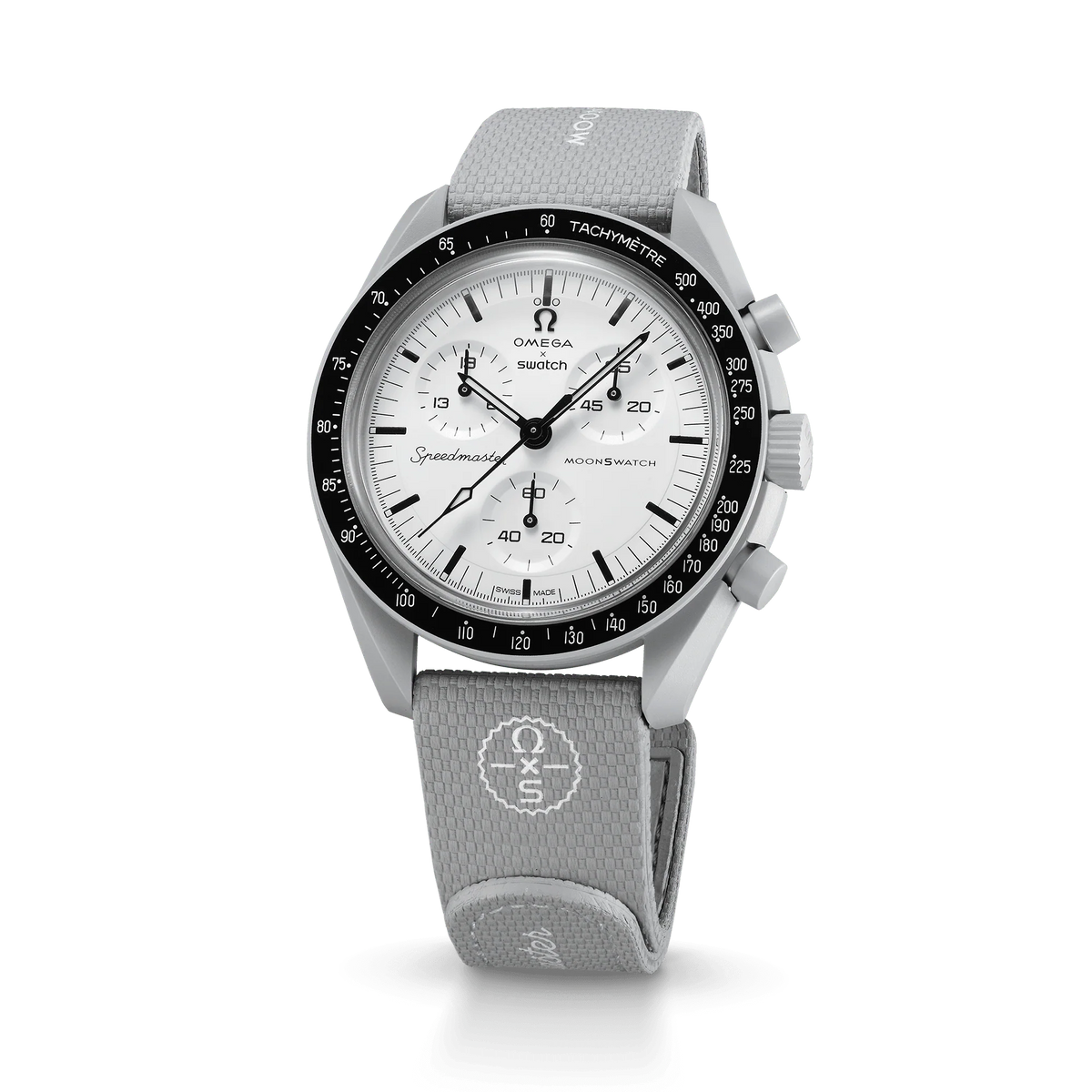 MOONSWATCH GREY/GREY RUBBER