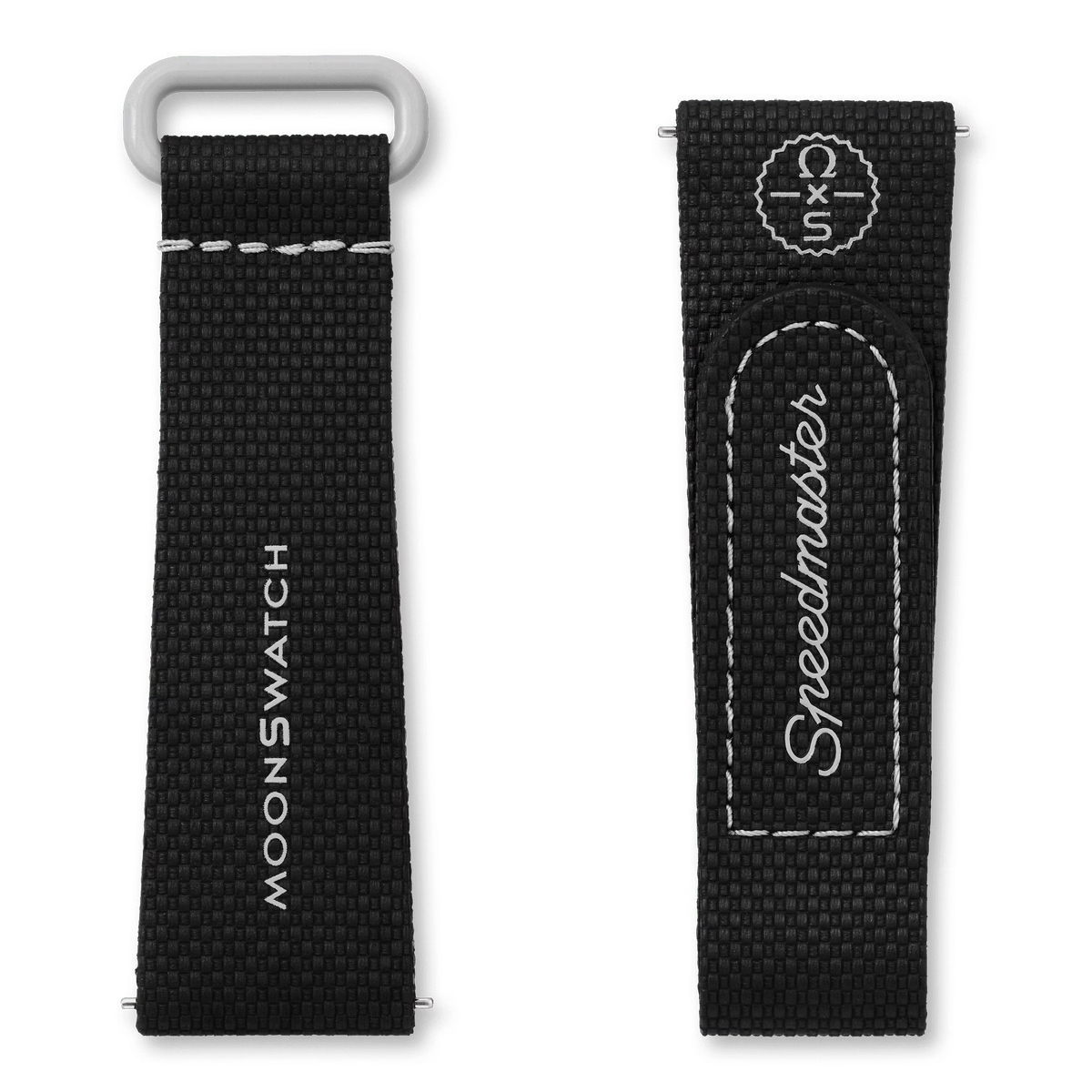 MOONSWATCH BLACK/GREY RUBBER