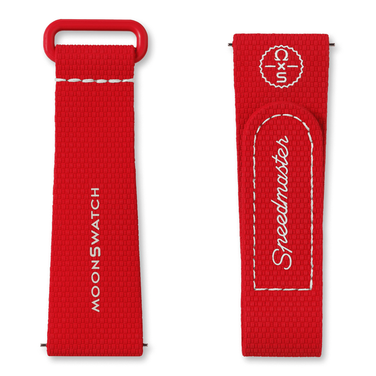 🎁 MOONSWATCH RED/WHITE RUBBER (100% off)