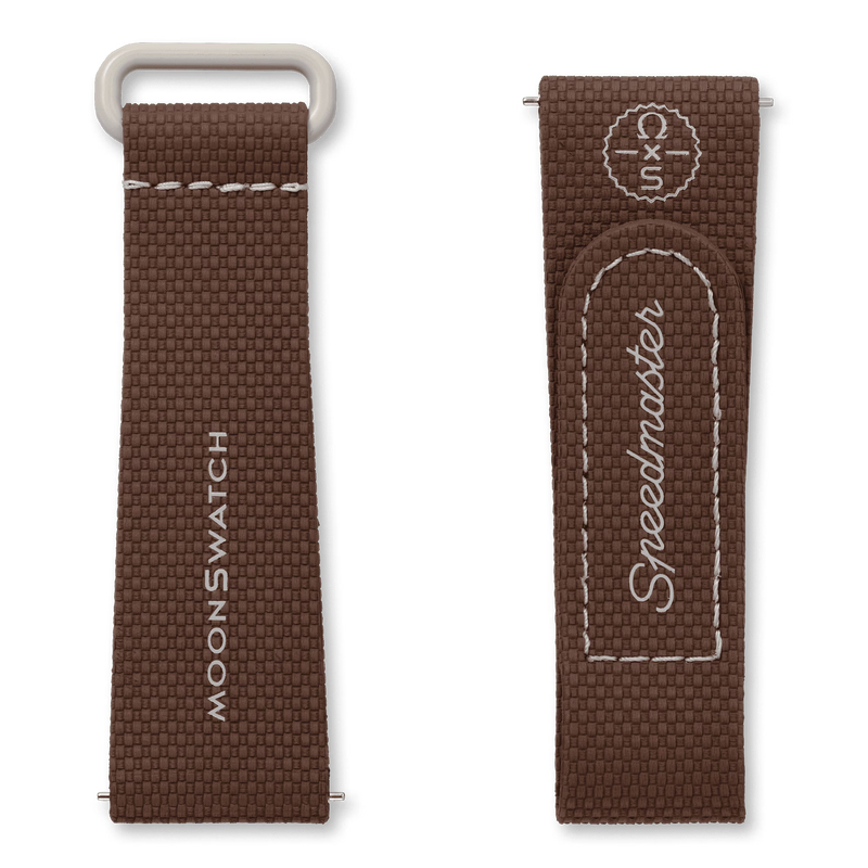 MOONSWATCH BROWN/BEIGE RUBBER