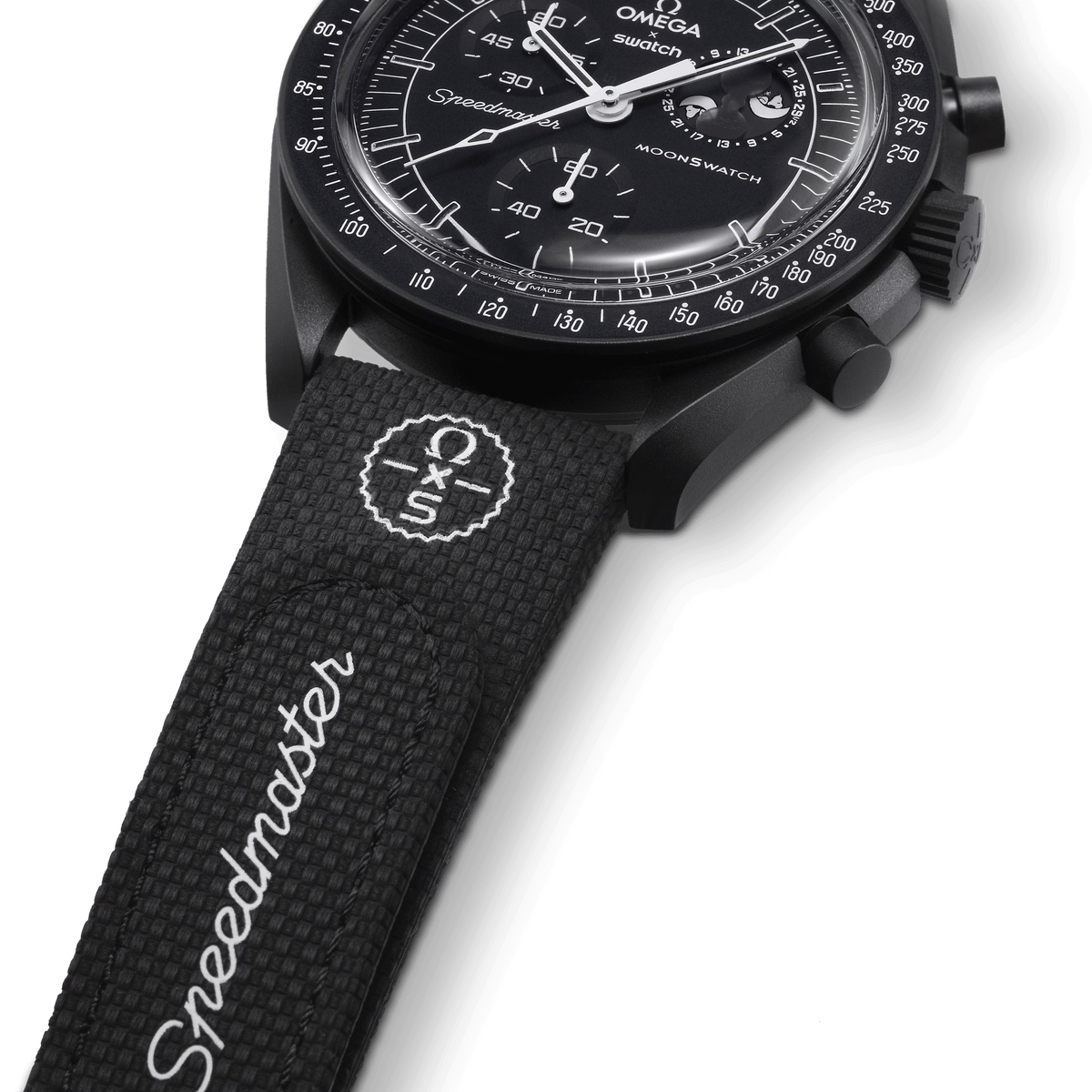 MOONSWATCH BLACK/BLACK RUBBER